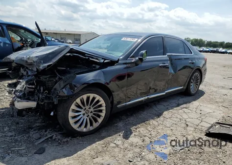 2018 Genesis G90 Ultimate z USA, uszkodzony, nr VIN KMHG54JH0JU042086